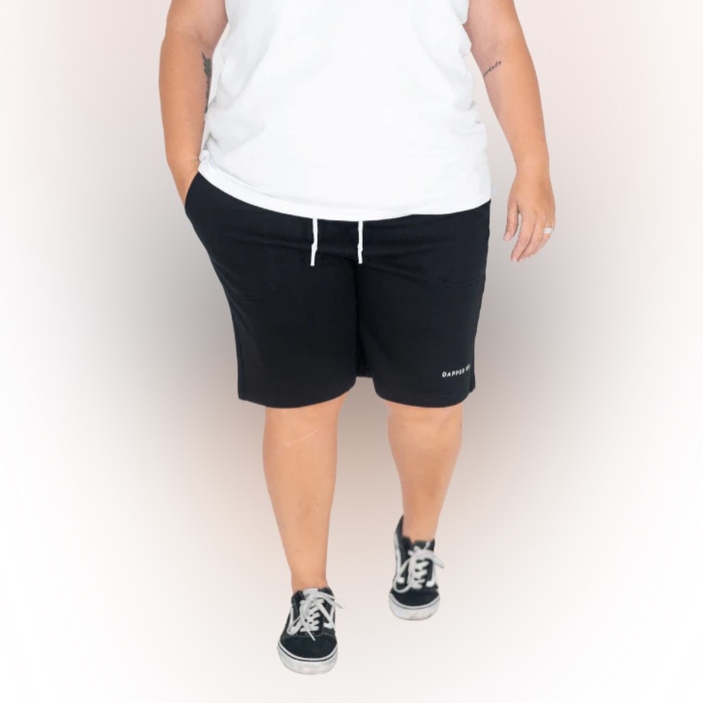 Dapper Boi | Black Lounge Sweatshorts‎ Size XL Genderless Unisex